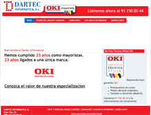 Tablet Screenshot of dartec.es
